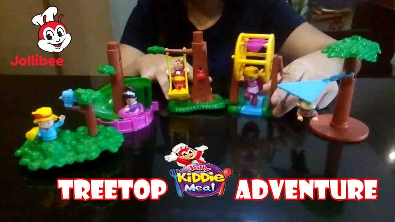 October 2019 Jollibee kiddie meal: Treetop Adventure (complete set of 5)