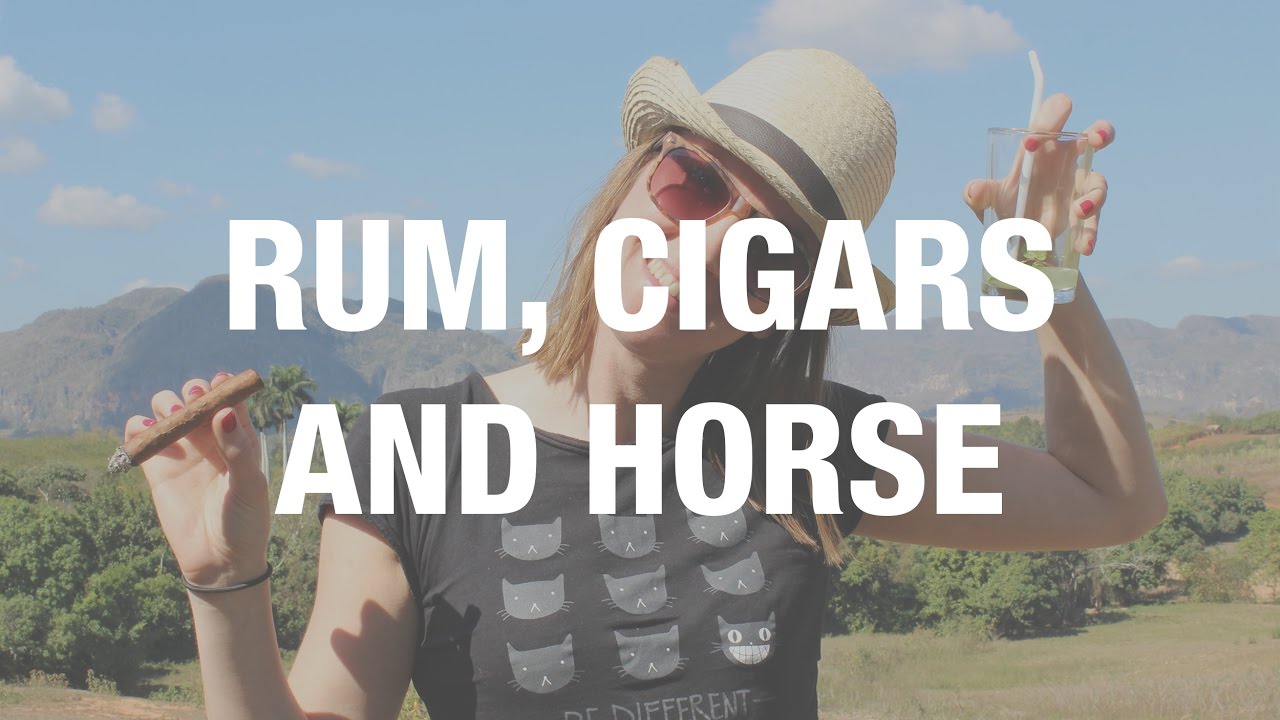 RUM, CIGARS AND HORSE in Vinales, Cuba YouTube