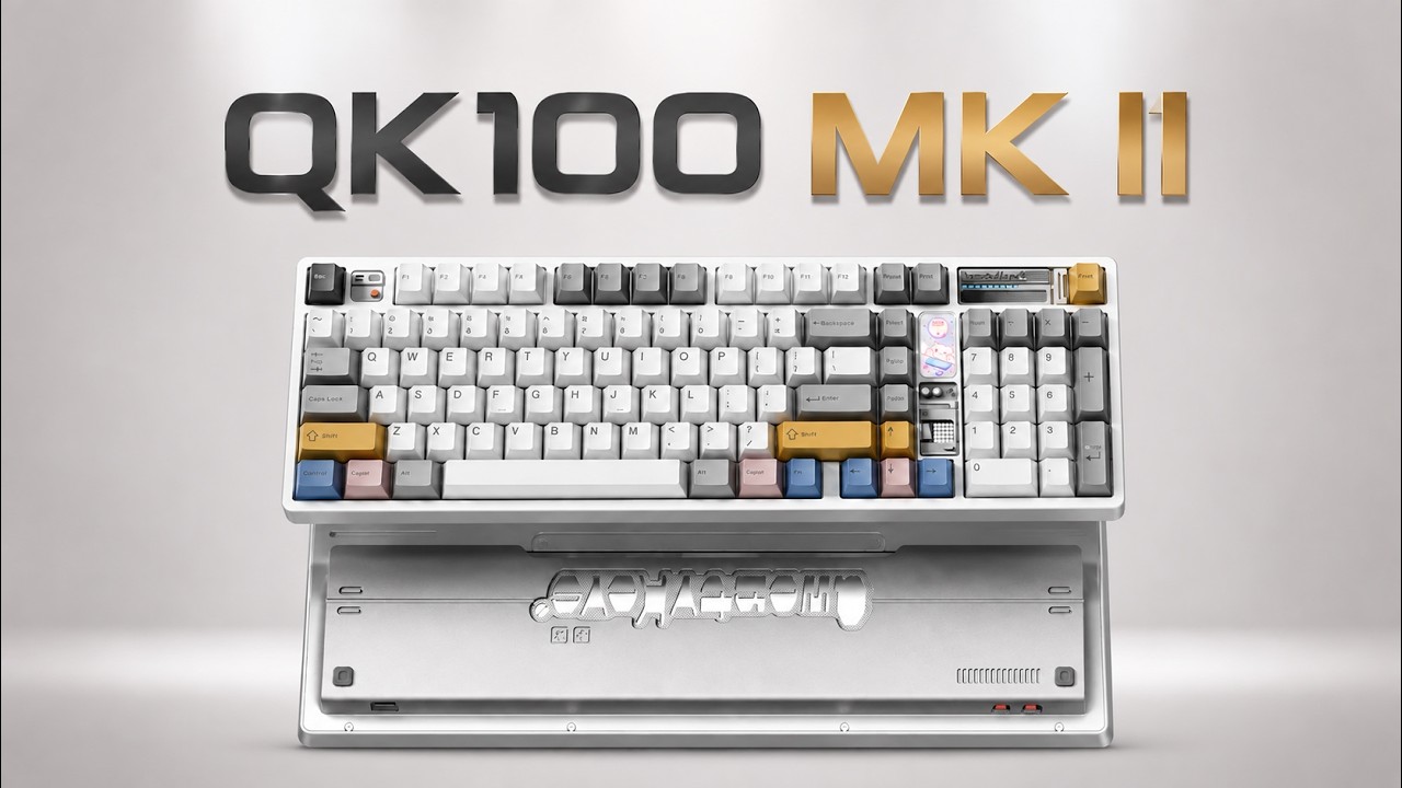 [🎁] 직접 뜯으라고 만든 기계식 키보드?! QK100 MK II