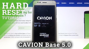 How to Hard Reset CAVION Base 5.0 – Remove Data / Bypass Screen Lock