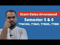 Third Year Sem 5 - Exam Start Date #tybcom #tybaf #tybms #tybbi