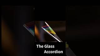 The Glass Accordion #oddlysatisfying #satisfying #asmr #asmrcutting #colorful #shorts