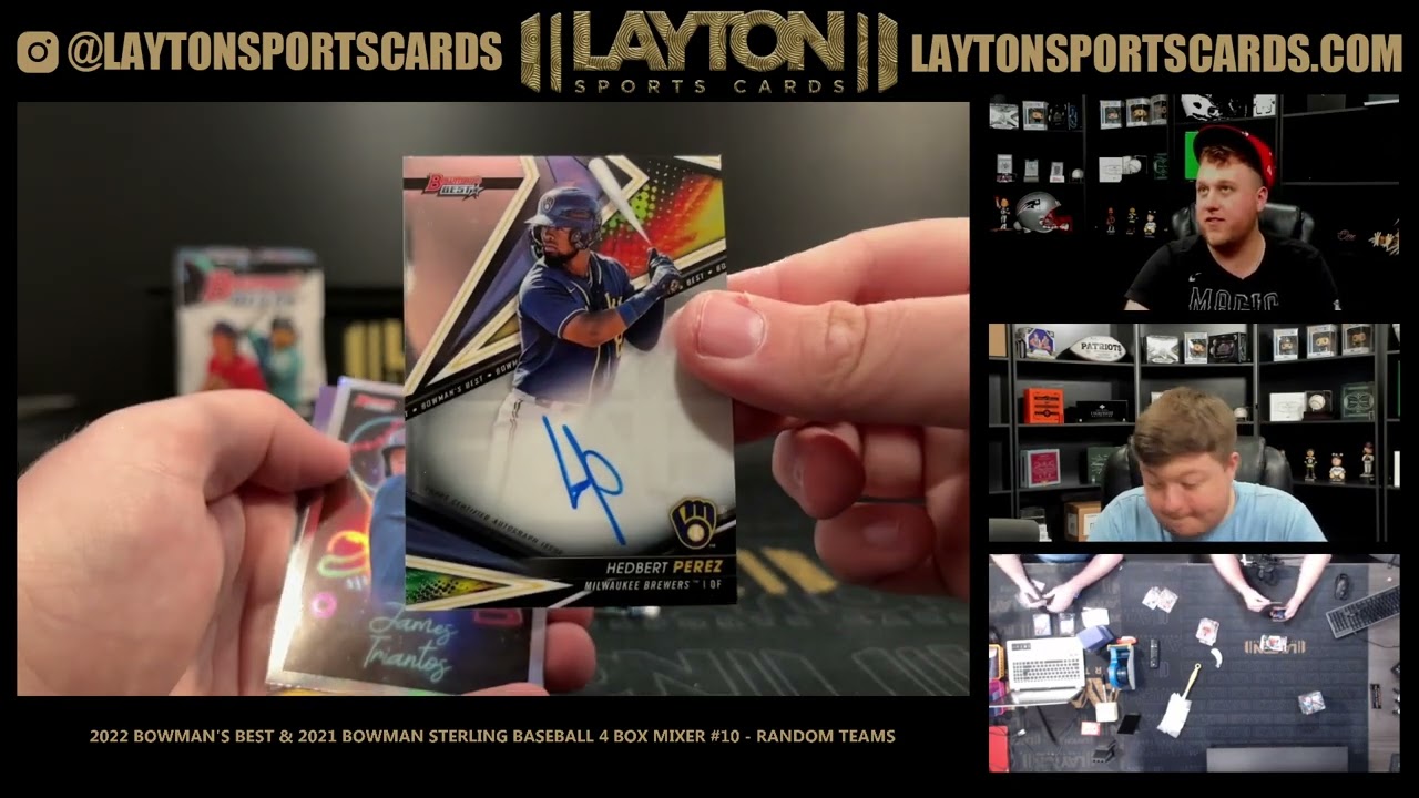 2022 Bowman's Best & 2021 Bowman Sterling Baseball 4 Box Mixer #10