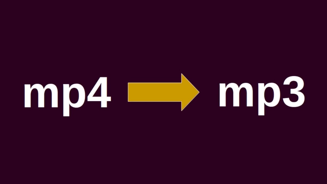Convertir de mp4 a mp3 youtube
