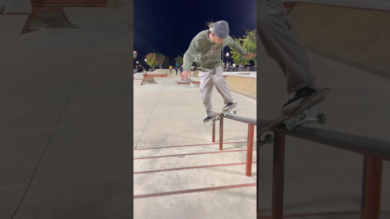 Alex with a front side bennett grind!🤯🔥 