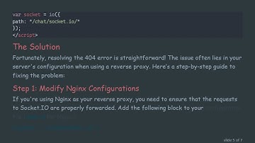 Resolving the SOCKET.IO Transport Polling 404 Error: A Detailed Guide