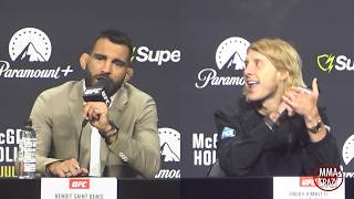 Benoit Saint Denis vs. Paddy Pimblett Press Conference Highlights UFC 329