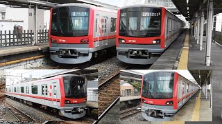 東武70000系【71706F】【71716F】姫宮駅に到着・発車する70000系 #東武70000系 #東武71706F #東武71716F #姫宮駅