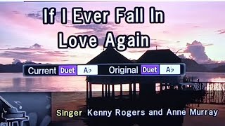 IF I EVER FALL IN LOVE AGAIN Kenny Rogers 🎵Karaoke Version🎵