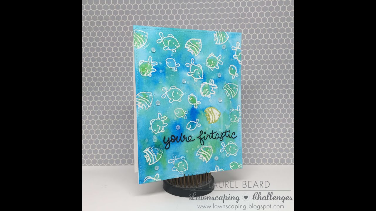 Heat Embossing and Watercoloring - YouTube
