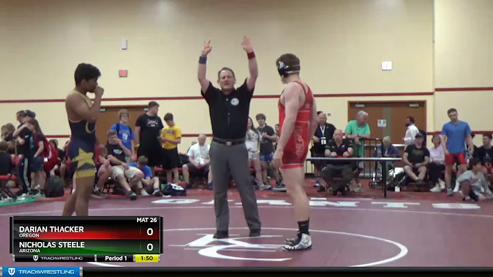JUNIOR 160 Darian Thacker Oregon Vs Nicholas Steel...