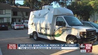Person of interest sought in double murder