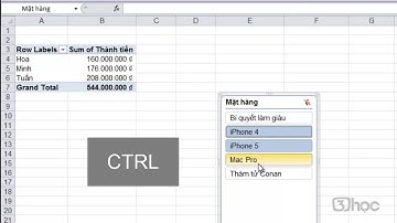 Học Excel Chuyên Nghiệp |Bài 15:Pivot Table:  Tạo slicer # 10