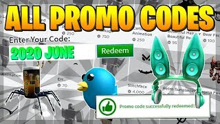 🎉 ALL Roblox Promo Codes (NEW 2020 June)