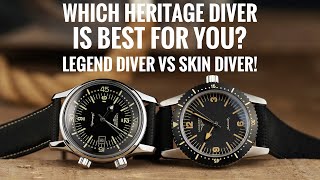 Longines Legend Diver vs Skin Diver | Which Heritage Diver is Best For You?