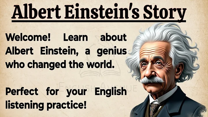 Albert Einstein's Story || Learn English Through Story 🔥 || English Listening Practice ✅