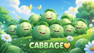 vegetable rhyme for kids | fun learning for toddlers | preschool cartoon song
