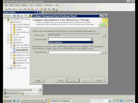 SQL Server 2008 - Setup Data Collection