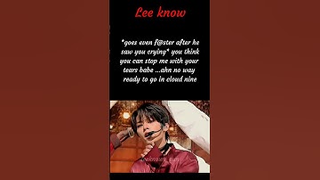 #straykids #reaction :when they do *it* too rough and you started crying but #skz #ff #leeknows_eun