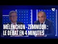 Mélenchon - Zemmour: les moments forts du débat sur BFMTV en 4 minutes