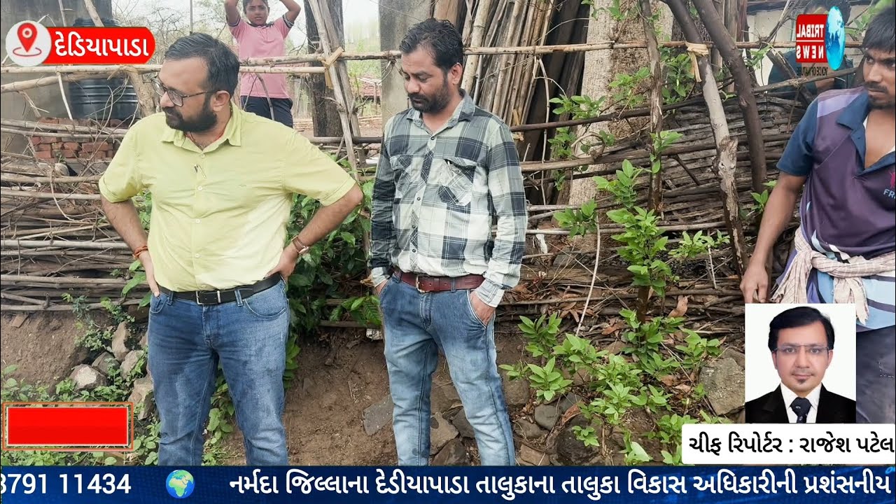 નર્મદા જીલ્લાના દેડીયાપાડા તાલુકાના તાલુકા વિકાસ અધિકારી TDO જગદીશ સોનીની પ્રશંસનીય કામગીરી નજરે પડી