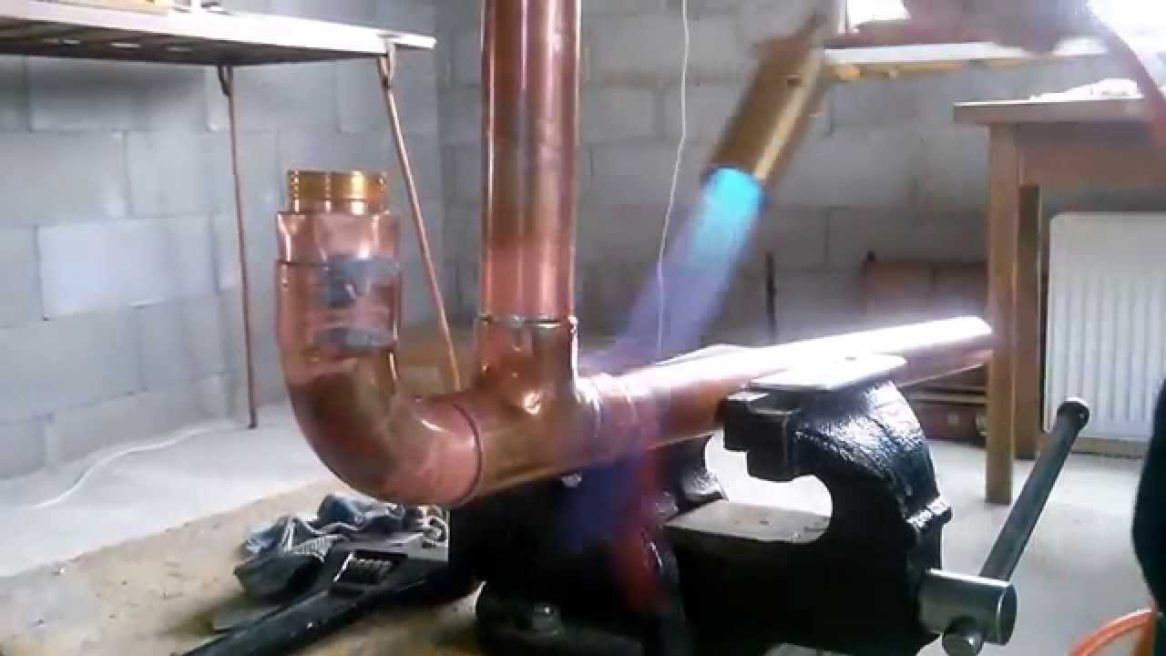 Пайка медных труб. Copper pipe welding. - YouTube