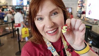 Our First Time Disney Pin Trading! | Pin Trading In Disney Springs 2018