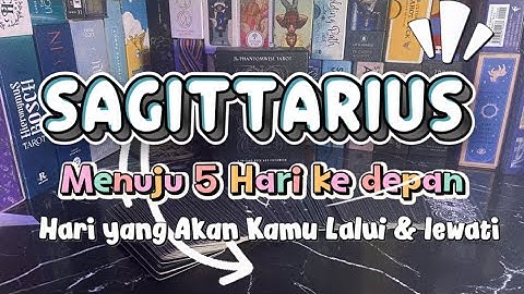 SAGITTARIUS  ♐️MENUJU 5 HARI KE DEPAN UNTUKMU…08-12 OCTOBER 2025