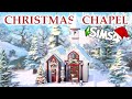 CHRISTMAS CHAPEL | Christmas Series 2021 | Sims 4 Speed Build | No CC