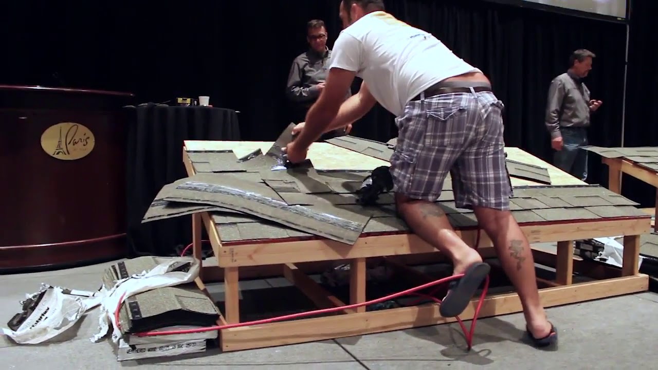 2015 Roofing Games  Nailing Contest Round 1