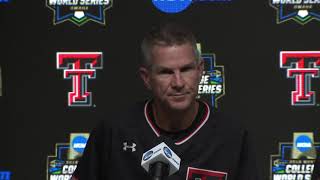 2019 College World Series: Postgame Press Conference | Game 1: Texas Tech