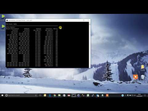 Vidéo: Comment effacer une route sous Windows ?