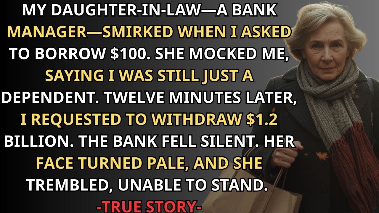 Невестка высмеяла меня за то, что я попросил 100 долларов. Потом я снял 1,2 млрд долларов, и она ...