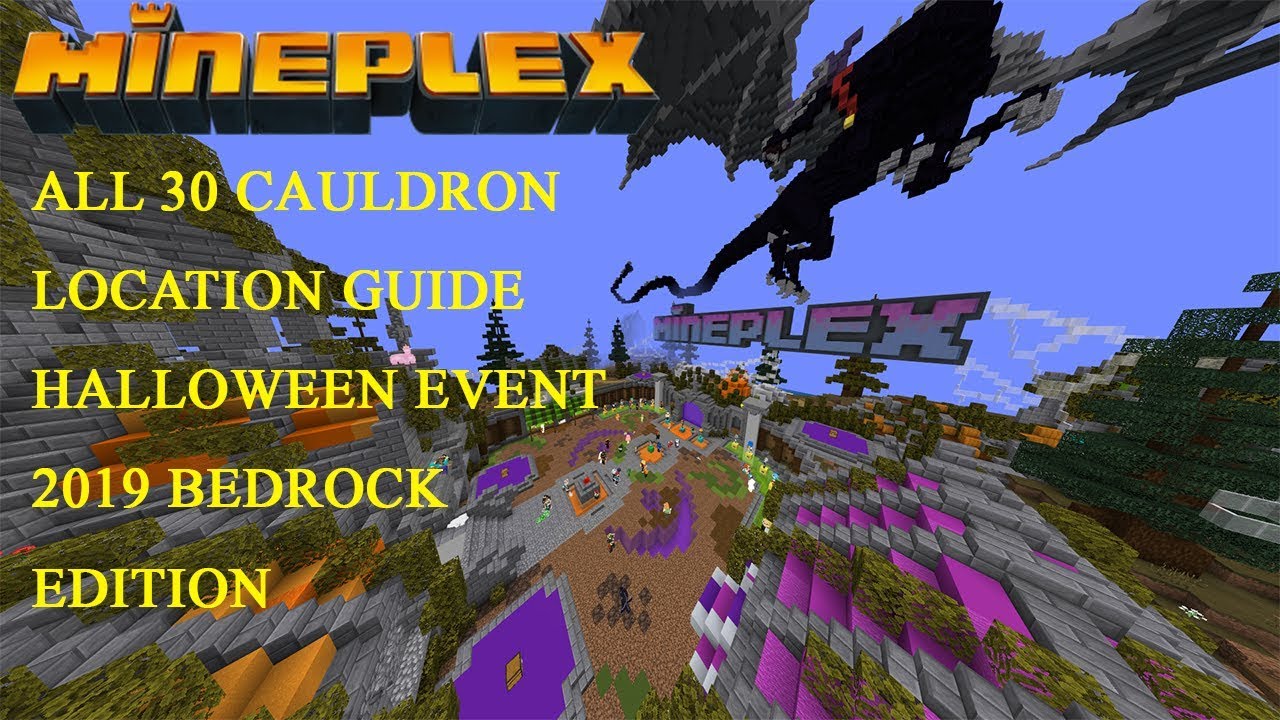 Minecraft Bedrock Edition Mineplex 2019 Halloween Event All 30 ...