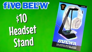 Bugha LED Gaming Headset Stand With Wireless Charging Base | Five Below Review