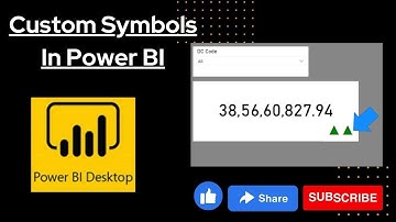 Add Custom Symbols as an Indicator in Power BI | #DynamicIndicator #powerbi