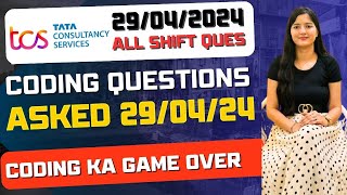 🔥TCS 29/04/2024 Exam Coding Questions & Solution | TCS Exam Questions🔥🔥 screenshot 5