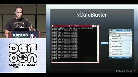 DEFCON 18: Breaking Bluetooth by Being Bored 2/3