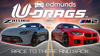 U-DRAG RACE: BMW M2 vs. Nissan Z Nismo | Quarter Mile, Handling & More