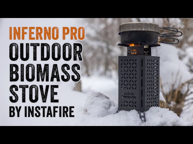 Instafire Inferno Pro Outdoor Biomass Stove - Camping Survival