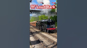 Loud 9F Bark!! NYMR #trains #train #steamengine #steamloco #steamlocomotive #nymr #railway