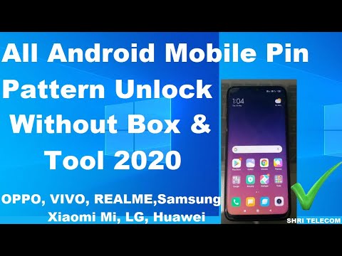 All Android Mobile Pin Pattern Unlock Without Box & Tool - Shri Telecom