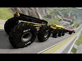 Epic High-Speed Monster Truck Jumps And Crashes #117#beamngdrive #monster #monstertruck #usa
