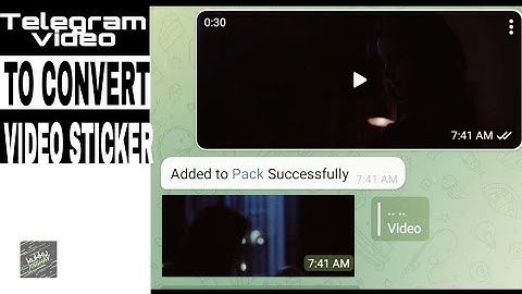 How to Telegram video To Animated Sticker | Telegram | #Telegram #Telegrambot #Stickerbot