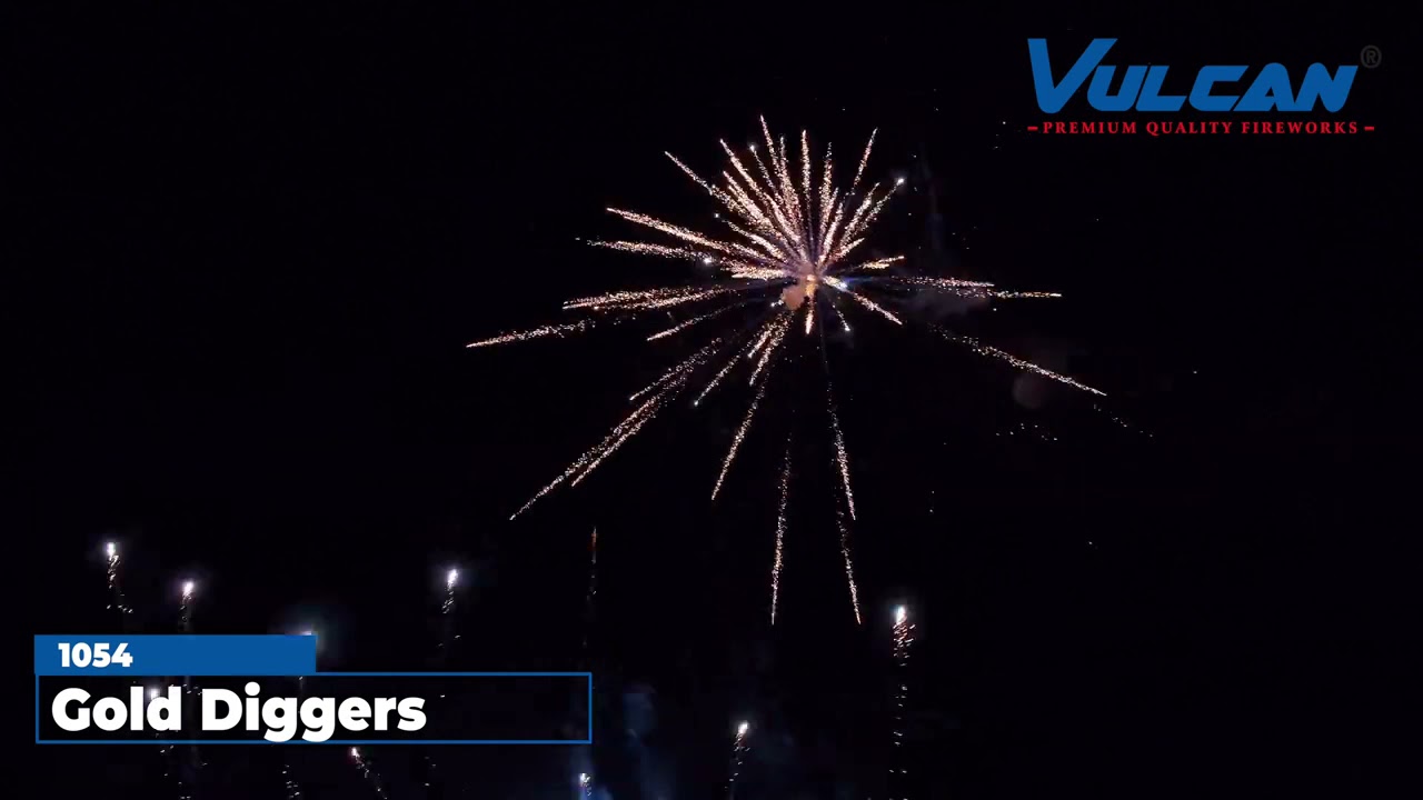 Gold Diggers 100 shot fireworks YouTube