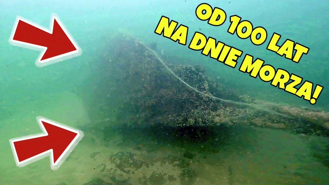 TRAFIŁEM NA WRAK STAREGO STATKU ZASKAKUJĄCO BLISKO PLAŻY!!! NURKOWANIE WRAKOWE NA BAŁTYKU