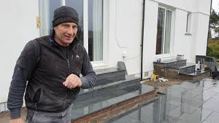 Slate Steps And Patio Progress In Wales
