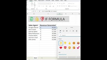 How to Use If Formula with Emojis | Excel Tips & Tricks | Excel Shorts
