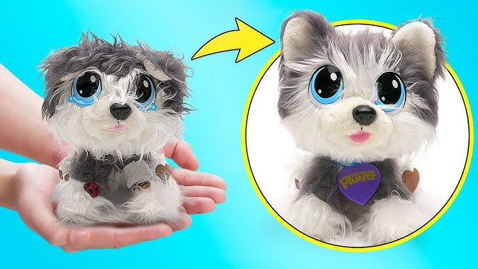 Hpory Chien Interactif, Jouet Électronique en Peluche Chien Interactif Qui  Marche et Aboie Simulation Chien Peluche Realiste Animal en Peluche Jouets