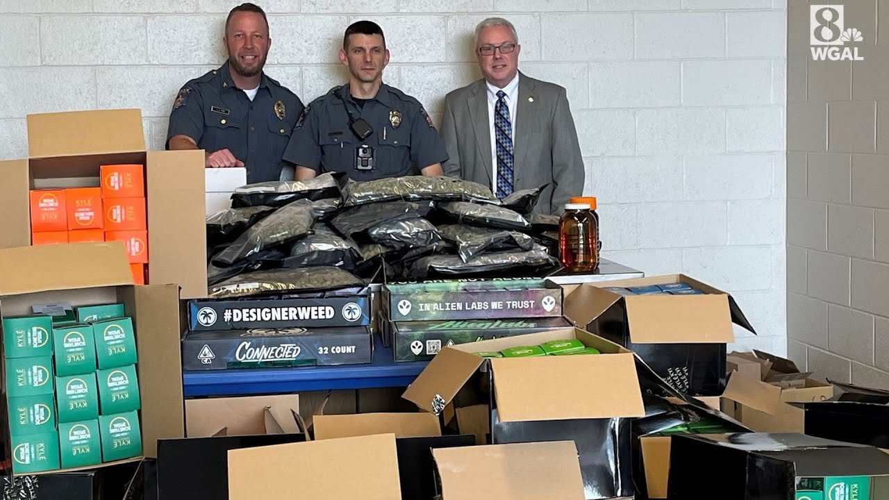 Cumberland County police seize marijuana, THC products